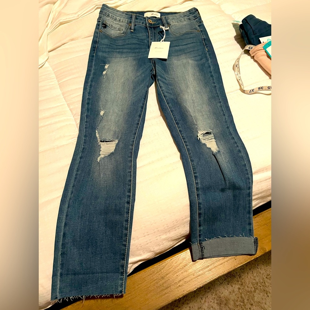 Kancan Los Angeles jeans, distressed, size 28/6